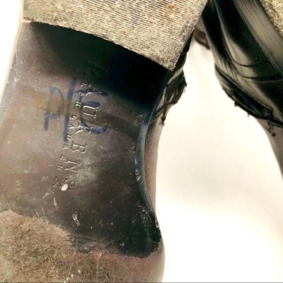 Ralph Lauren tall riding boots brown leather 6.5M equestrian - Picture 7 of 8